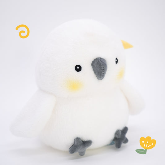 Chunli and Her Friends Series: Cockatoo A Kui Plush Doll