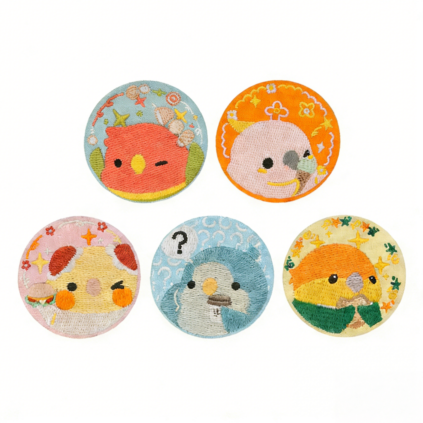 Chunli and Her Friends Series - Embroidered Pins