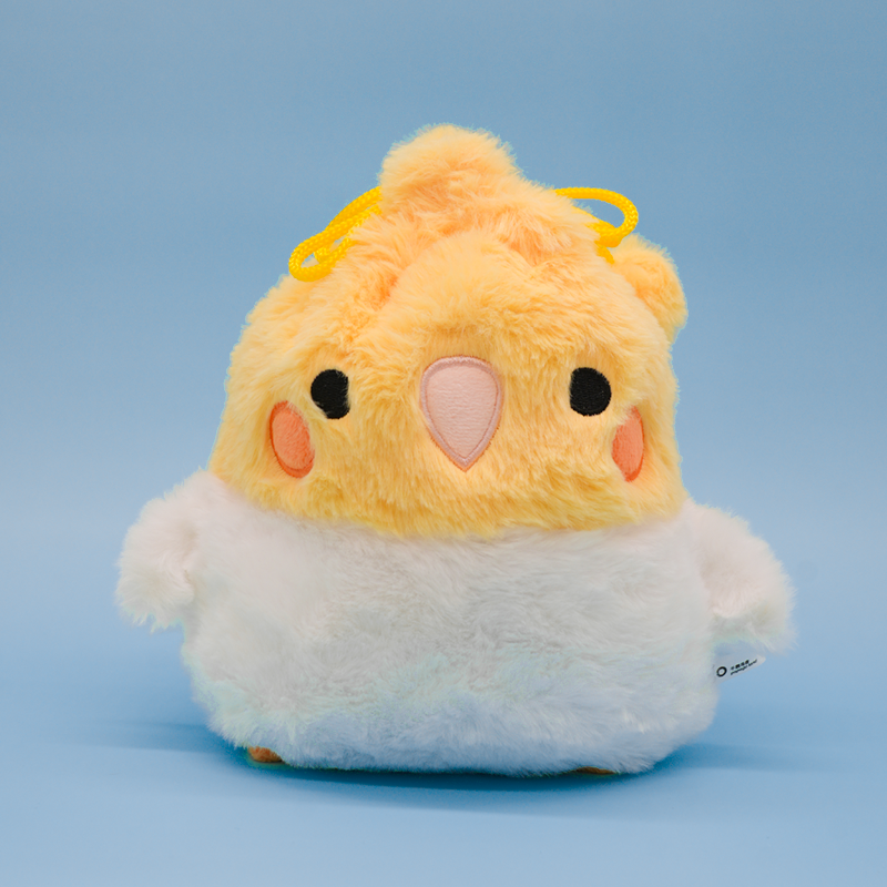 Cockatiel Plush Drawstring Bag