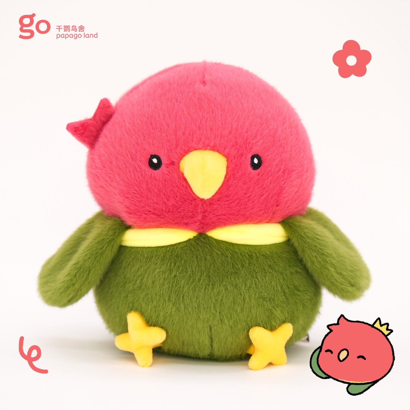 Chunli and Her Friends Series: Lovebird Ni Ni Plush Doll