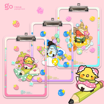 Chunli and Her Friends Series: Acrylic Folder Board