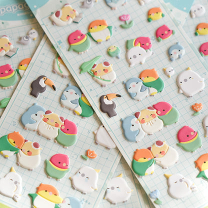Chunli and Her Friends Series - Bubble Stickers