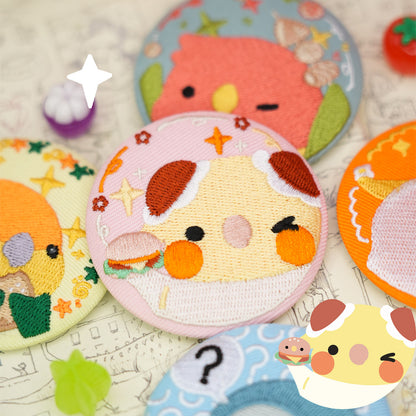 Chunli and Her Friends Series - Embroidered Pins
