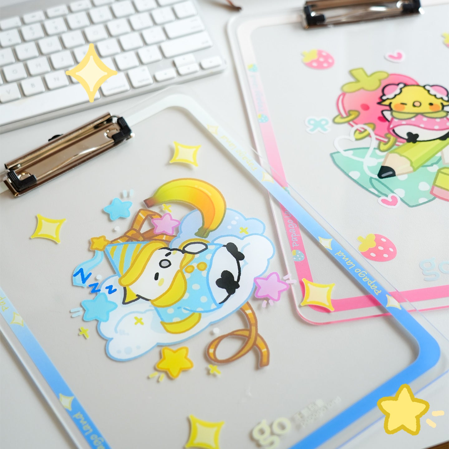 Chunli and Her Friends Series: Acrylic Folder Board
