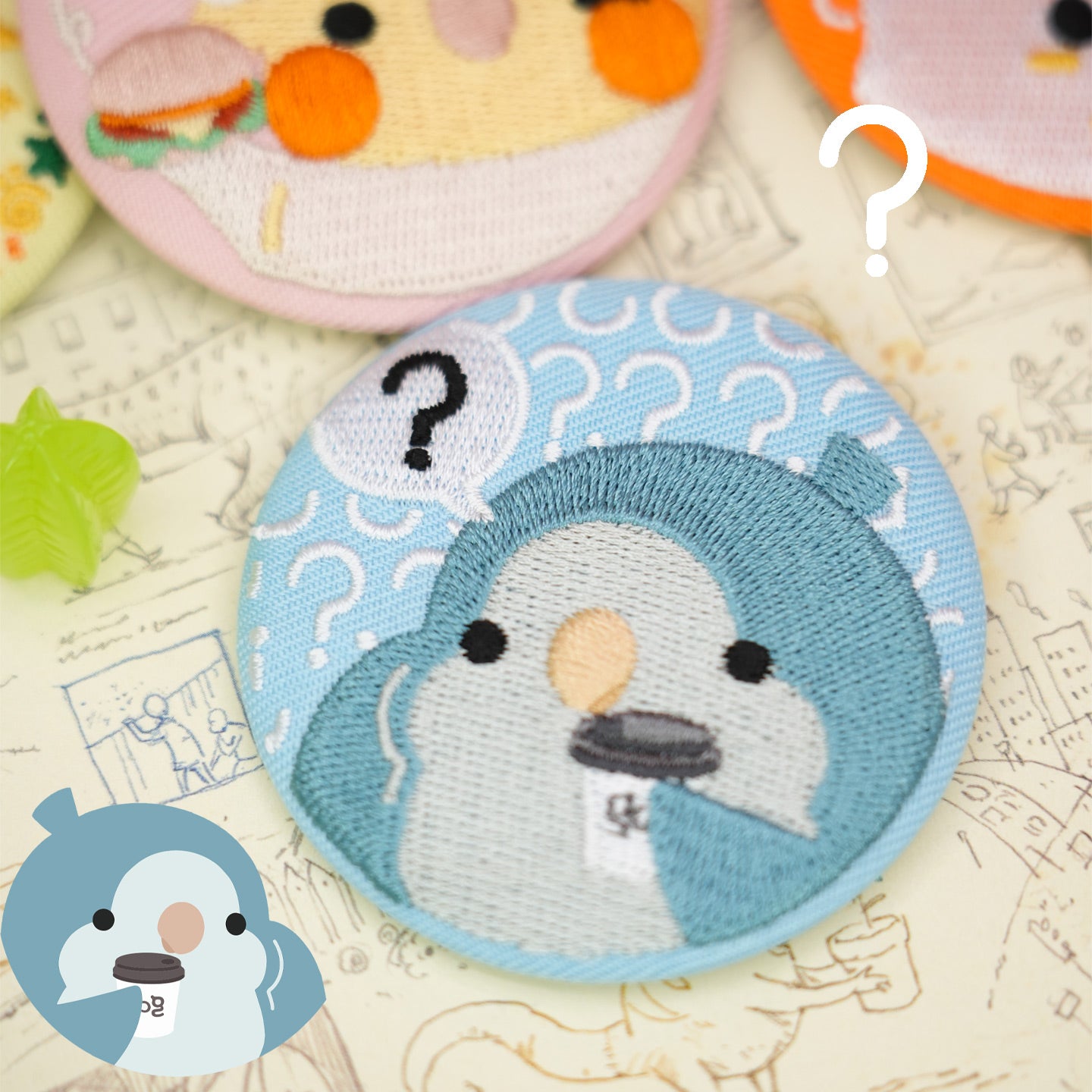Chunli and Her Friends Series - Embroidered Pins