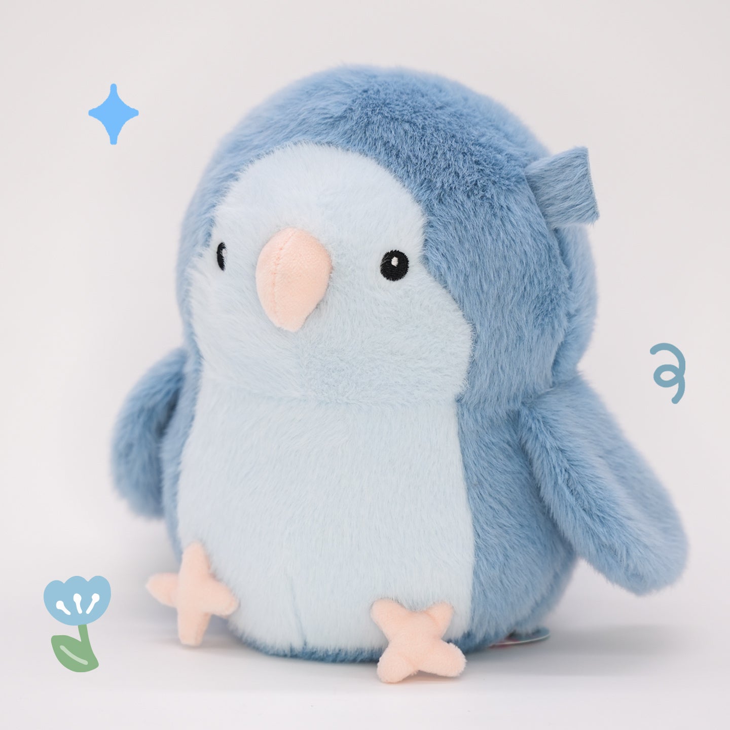 Chunli and Her Friends Series: Monk Parakeet Er Hu Plush Doll