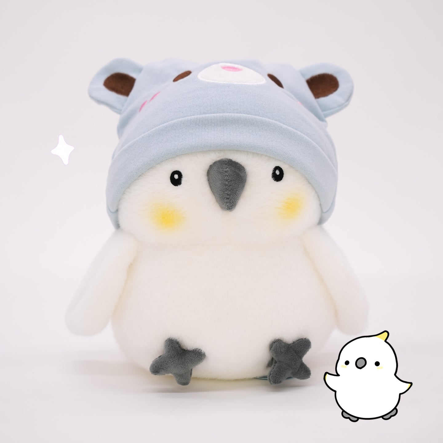 Chunli and Her Friends Series: Cockatoo A Kui Plush Doll