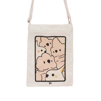 Parrot Squeeze Canvas Tote Bag