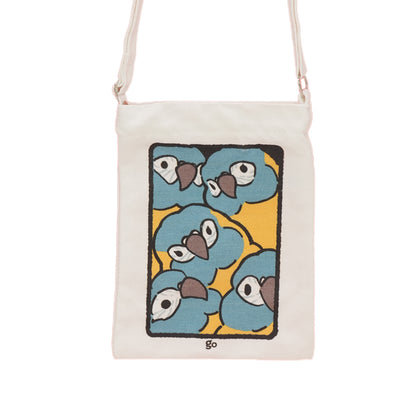 Parrot Squeeze Canvas Tote Bag